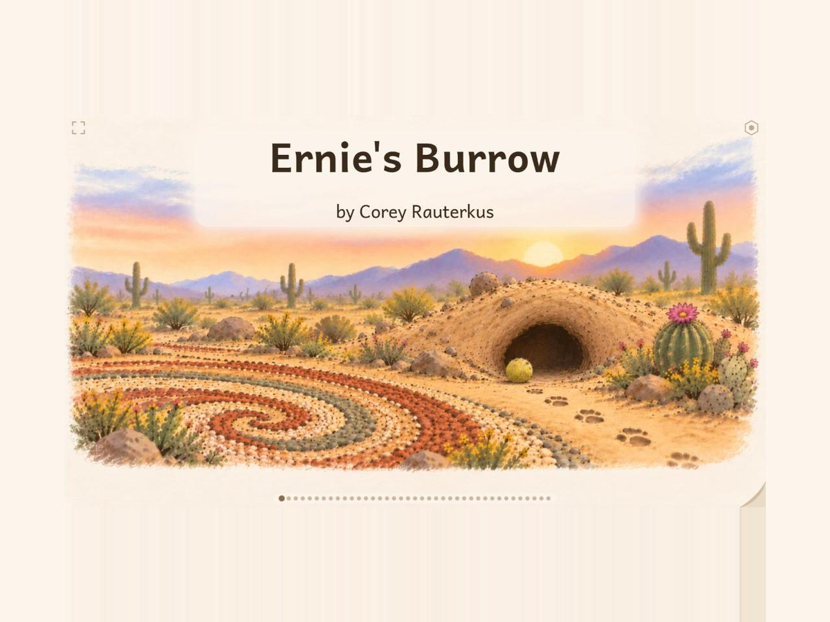 Ernie's Burrow on the table